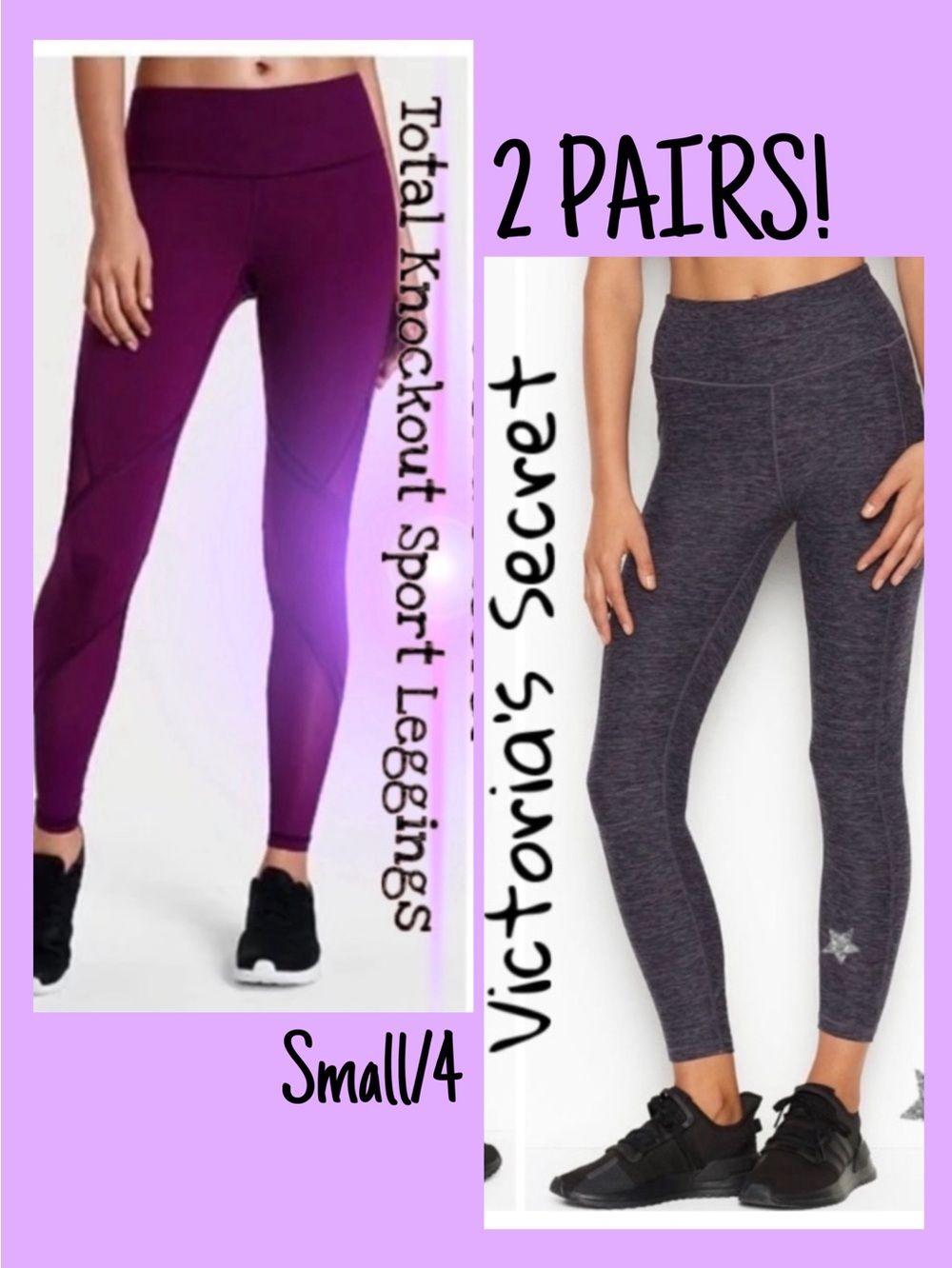 2 PAIRS!! VS Leggings with Pockets